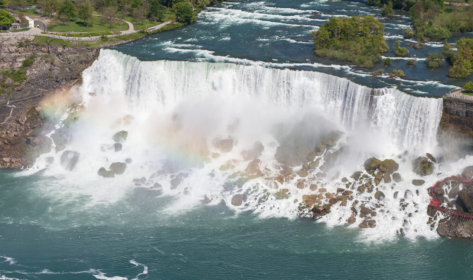 The American Falls from Goat Island