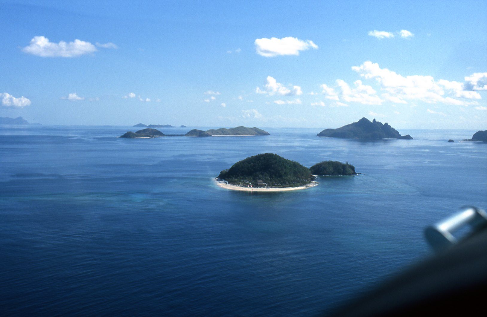 The Mamanuca Islands from the air