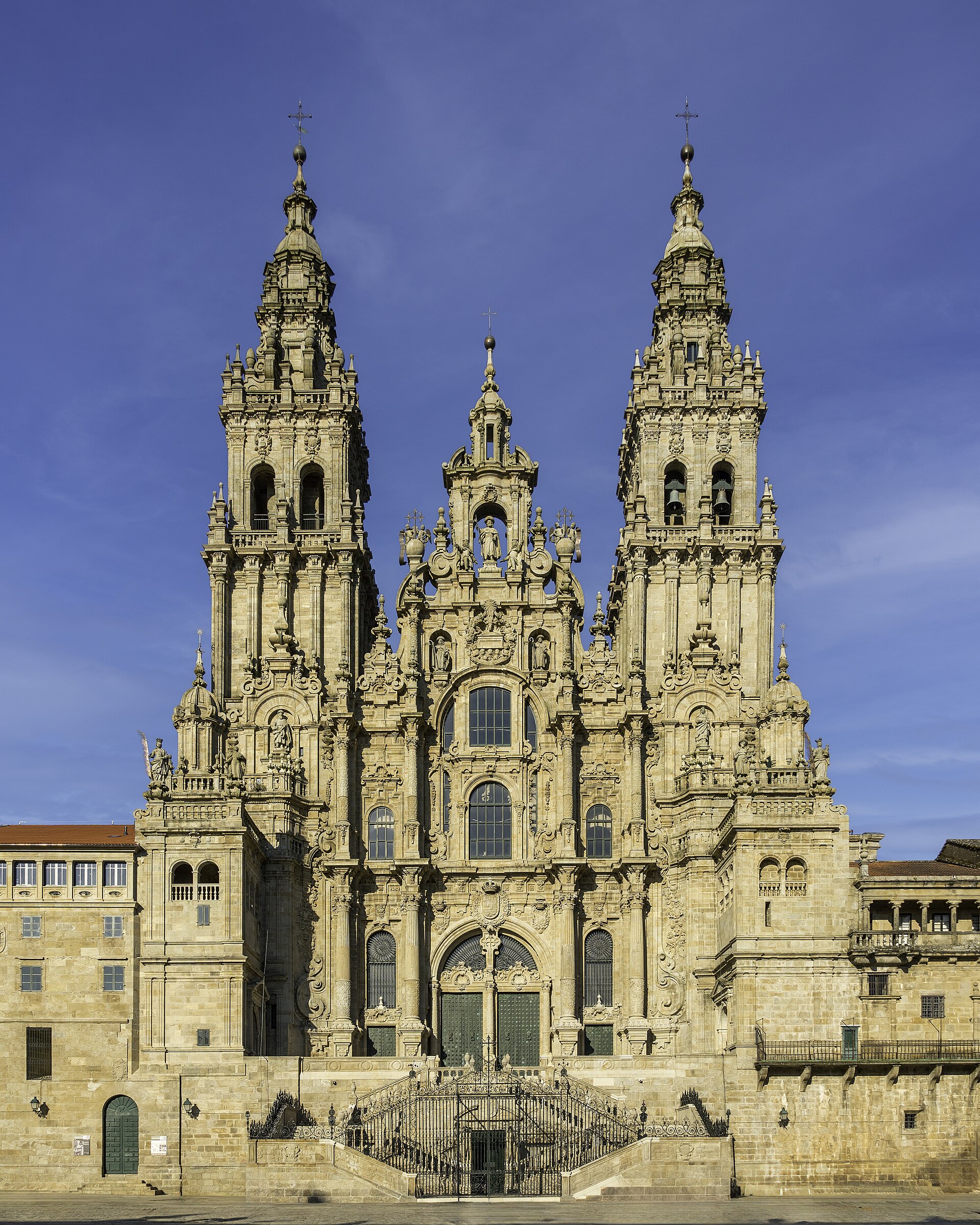 Santiago de Compostela Cathedral's baroque facade