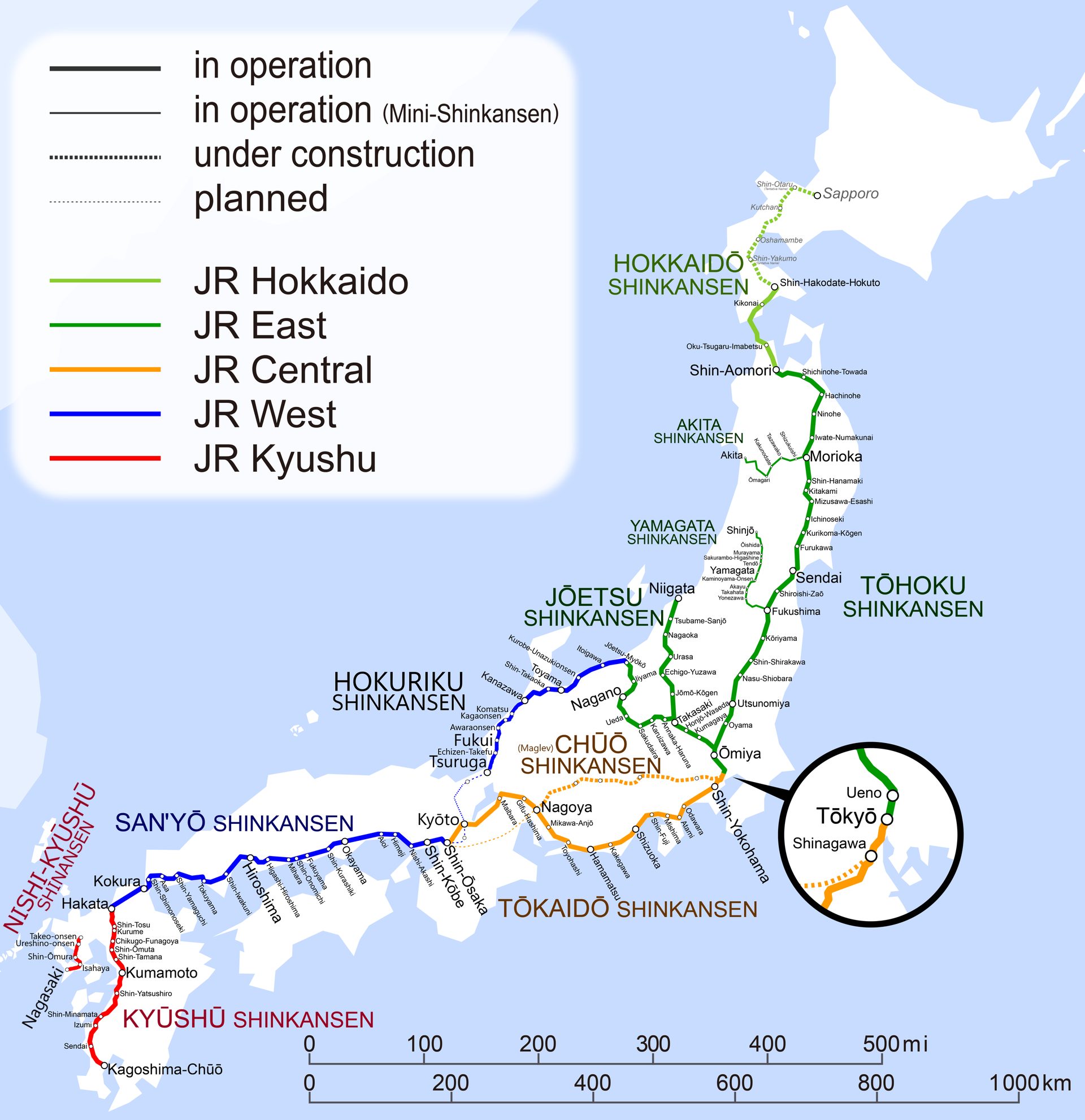 A bullet train passing Mount Fuji