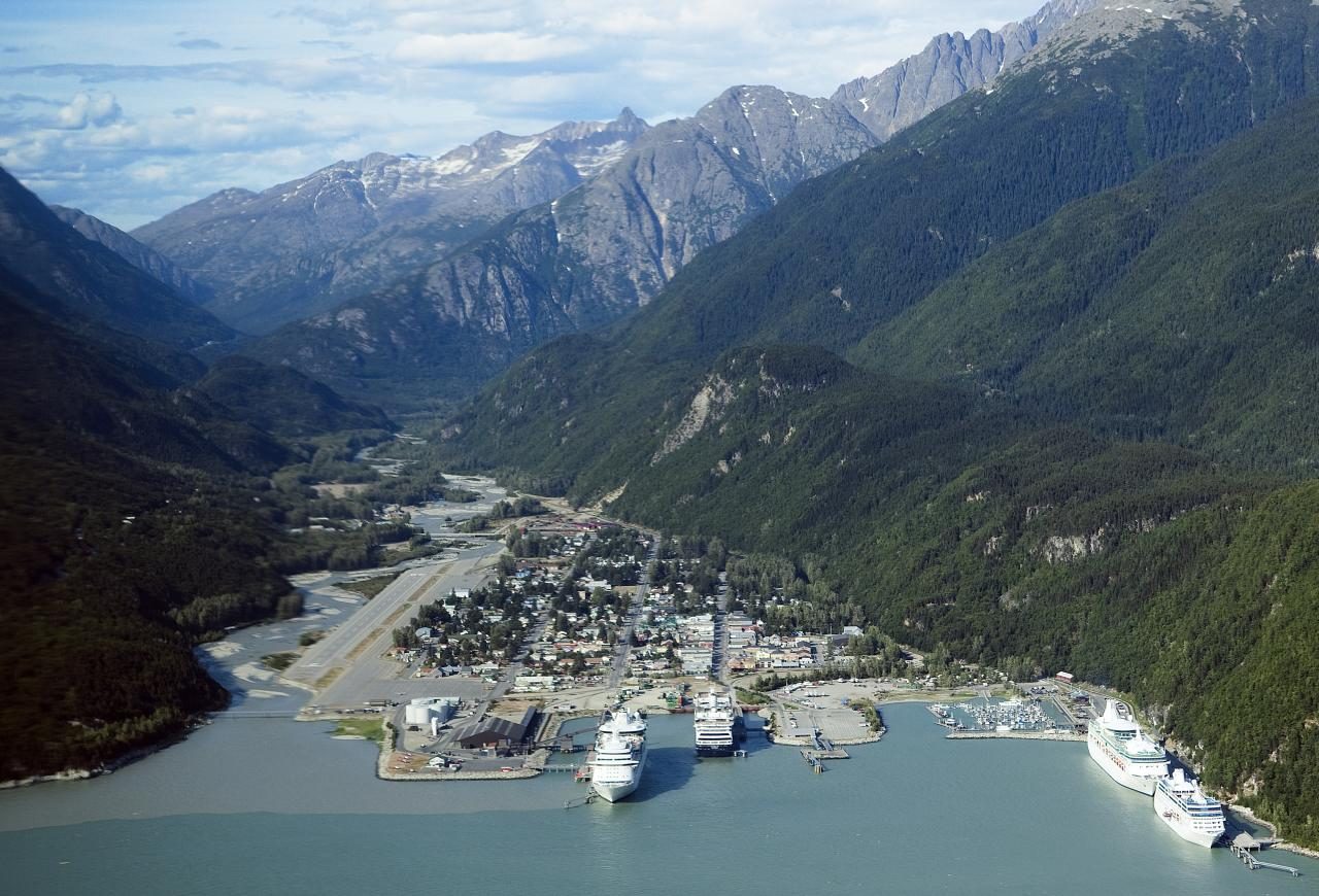 Skagway's gold-rush main street