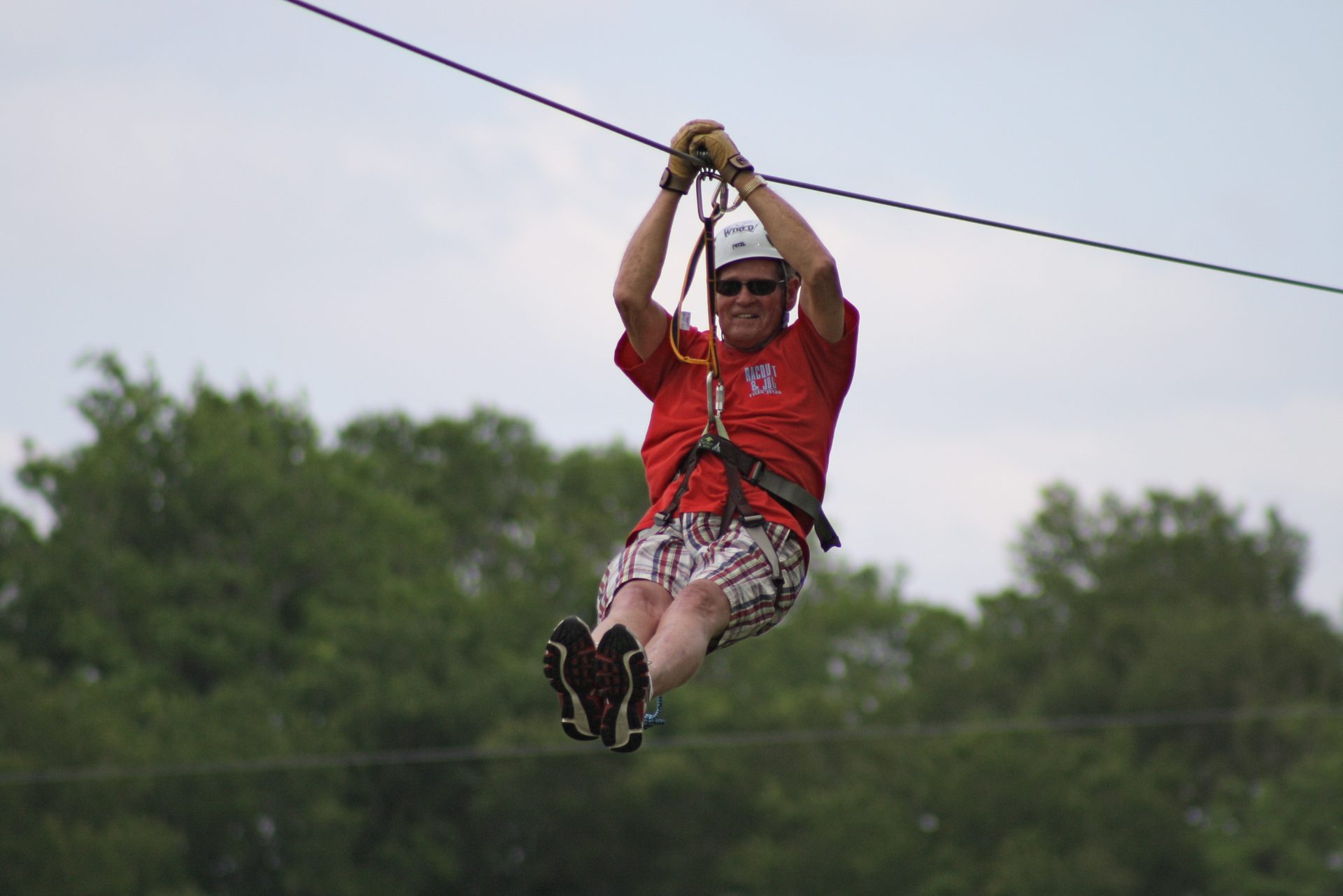 Ziplining